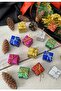 3-Piece Christmas Set - 12-Piece Mini Gift Package Ornament - 12-Piece Gold Christmas Tree Ball - 12-Piece Pine Tree Bell - 2