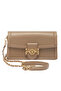 Beige Genuine Leather Women's Handbag - S25K1Bc80370-G3T
