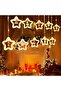 3 Meters 10-Piece Christmas Lighting Christmas Decoration Lights Led Christmas Curtain Lights 8 Modes - 2