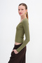 V-Neck Basic Blouse B0425 - 5
