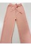 Girls' Interlock Wide-Leg Pants / Soft Textured Girls' Pants / Wide-Leg Girls' Pants - 3