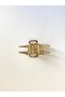 5 cm Gold Butterfly Shaped Hair Clip with Stone and Pearl Detail – Elegant and Sparkling Metal Barrette - 4