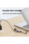 Type-C 5-in-1 Multiplier Hub with 4K HDMI + USB 3.0*2 + Ethernet Input - 3