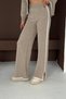 Zipper Detailed Turn-Down Collar Knitwear Bottom-Top Set Aw25Au0036 - 3