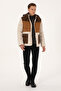 Men's Dark Beige Coat 50311637-Vr088 - 5