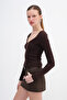 V-Neck Basic Blouse B0425 - 5