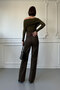 Premium Orj Leopard Trousers - Khaki - 3