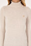 Women's Cream Melange Turtleneck Sweater 50307877-Vr159 - 6