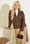 Gold Buttoned Short Knitwear Cardigan - 3