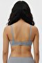 Gray Wireless Non-Padded Sponge Bra Wire-Free T-Shirt Bra - No Trace - 6