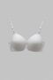 4 Pieces White Wireless Non-Padded Sponge Bra Wire-Free T-Shirt Bra - No Trace - 8