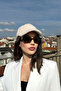 Women's Teddy Textured Winter Women's Visor Hat – Soft Lamb Fur Look Model