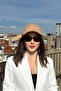 Women's Teddy Textured Winter Women's Visor Hat – Soft Lamb Fur Look Model - 5