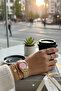 Cicos Special Design Dial Pink Gold Case Women's Wristwatch - 4