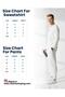 Unisex Corded Fabric Shirt Collar Zippered Pocket Elastic Waist Knitwear Bottom Top Set - 3