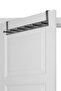Practical 6-Piece Metal Door Hanger - Black with 30 kg Carrying Capacity, 46.5 cm - 3