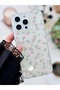 iPhone 16 Promax Compatible 2in1 Flower Print Design Silicone Case
