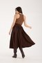Pleated Long Skirt Full Length 95-96 cm / Casual Long Skirt Pleated A-Line - 8