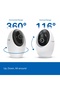 كاميرا Tapo C260 Pan/Tilt AI للأمن المنزلي بتقنية Wi-Fi