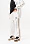 Men's Ffb Striped Detail Doubleface Baggy Sweatpants Ecru - 2