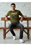 Men Regular Fit Round Neck Short Sleeves One Piece Print T-shirt - 2