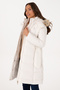 Women's Cream Coat 50308001-Vr256 - 3