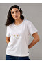 Regular Fit Cotton T-shirt with Floral Print