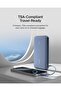 20,000mAh Portable Power Bank with Integrated USB-C Cable, 30W - Blue - 5