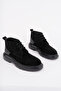 Men's Ultra Light Black Suede Boots, Men's Suede Boots, Daily Black Suede Boots, Black Boots - 5