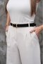 Gold Buckle Suede Belt Trouser Belt Shirt Belt Coat Belt Dress Belt - 3