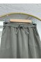 Feyona Six-Tassel Gabardine Skirt-Ma4281 Khaki - 3