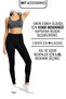 Black Women's Winter Thermal Leggings Cotton Stretchy - 3