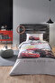 Disney Cars on the Road Single Duvet Cover Set - Grey