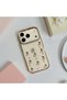 iPhone 17 (6.3 Inch) Compatible Silvery Transparent Stone Silicone Case