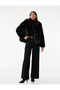 Suni Faux Fur Coat Long Sleeve Crop - 2