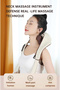 Neck and Shoulder Massager with Heat Kneading Deep Tissue Pain Relief for Neck - 5