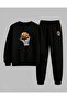 Boy's Sweatshirt - Tracksuit Set Crew Neck Tam Basket Printed 3 Thread Raised