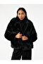 Suni Faux Fur Coat Long Sleeve Crop