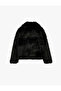 Suni Faux Fur Coat Long Sleeve Crop - 4