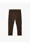 Pocket Detailed Folded Leg Relaxed Cut Waist Lace up Trousers - 4