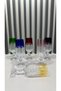 6 Pcs Bohemia Crystal Footed Colorful Handcrafted Coffee Side Water Glass - 4