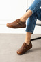 Unisex Genuine Leather Closed Sabo – Natural Cork Sole Shoes with Anatomical Arch Support - 5