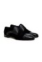 Black Color Lace-Up Genuine Leather Men's Shoes
