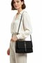 Black Nubuck Stylish Women's Shoulder Bag with Adjustable Strap - 3