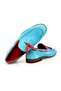 Turquoise Color Laceless Genuine Leather Suede Men's Shoes - 2