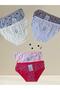 6-Pack Girl's Printed Children's Underwear-Bendehepsi̇