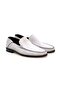 Gray Color Laceless Genuine Leather Suede Men's Shoes