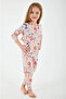 Number Pink Girl's Long Sleeve Pajama Set-Rp3004 - 2