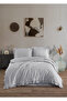 Hand Made Ruffled Natural Ranforce Duvet Cover Set