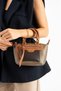 Faux Leather Women's Shoulder Bag 23*16 cm Crossbody Messenger Bag Multi-Pocket Vegan Leather Handbag